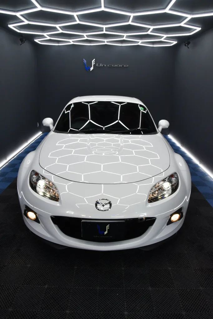 ROADSTER　セラミックウルトラ＋オリジナルセラミックコーティング（耐久5年）横浜市都筑区　カーコーティング専門店　アンクオーレ